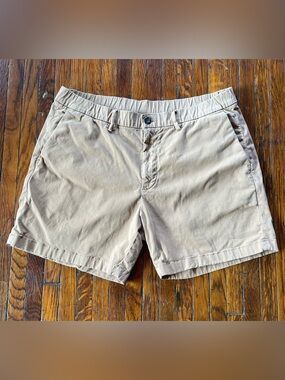 Bearbottom Stretch Chino Shorts - Camel - XL